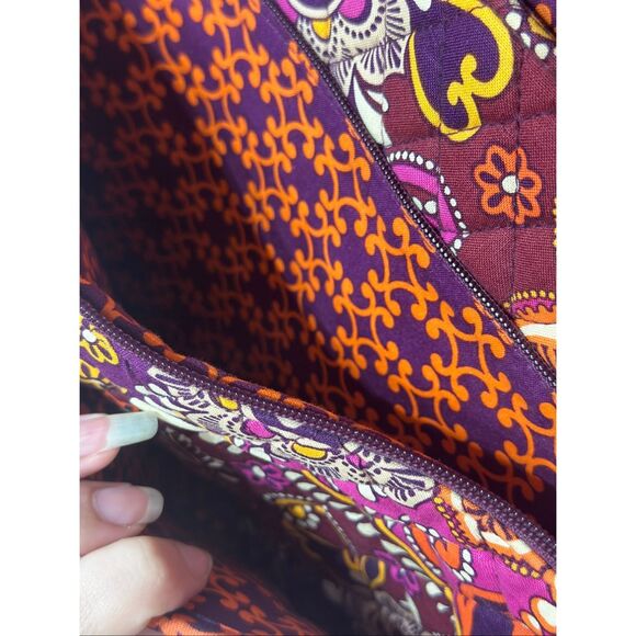 Vera Bradley Retired Safari Sunset Attache Shoulder Messenger Bag - Picture 4 of 9